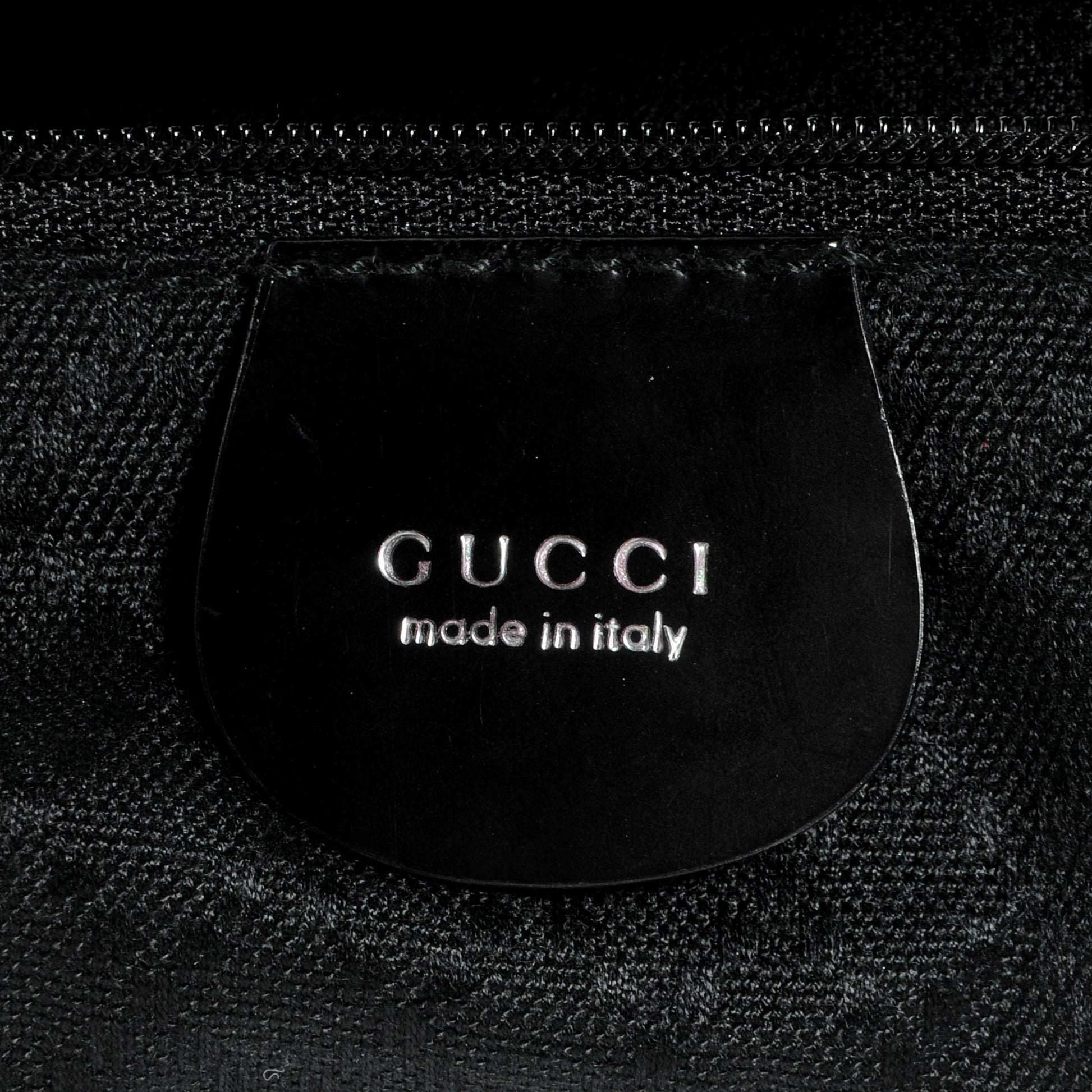 Gucci Nylon Bamboo Top Handle Tote Black 6 of 7
