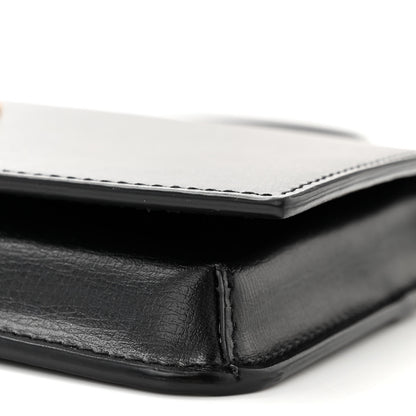 Saint Laurent Grained Calfskin Monogram Phone Holder Crossbody Black 9 of 9