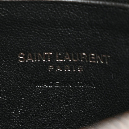 Saint Laurent Grain De Poudre Matelasse Monochrome Monogram Mini Lou Camera Bag Black 6 of 12