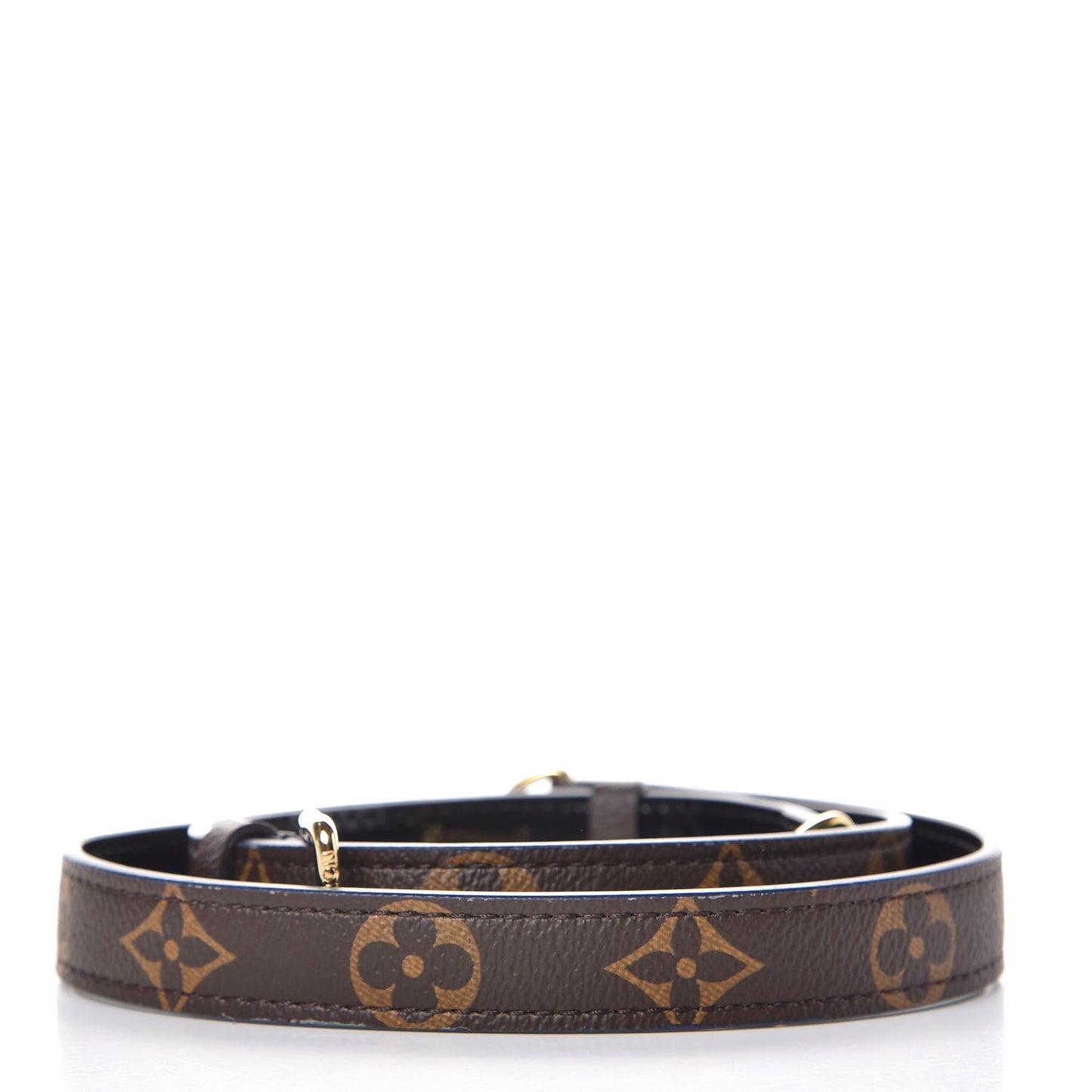 Patent Monogram Cherrywood Adjustable Strap Black