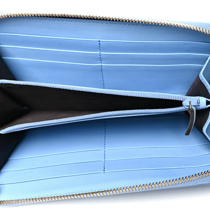 Gucci Microguccissima Zip Around Wallet Mineral Blue 5 of 9