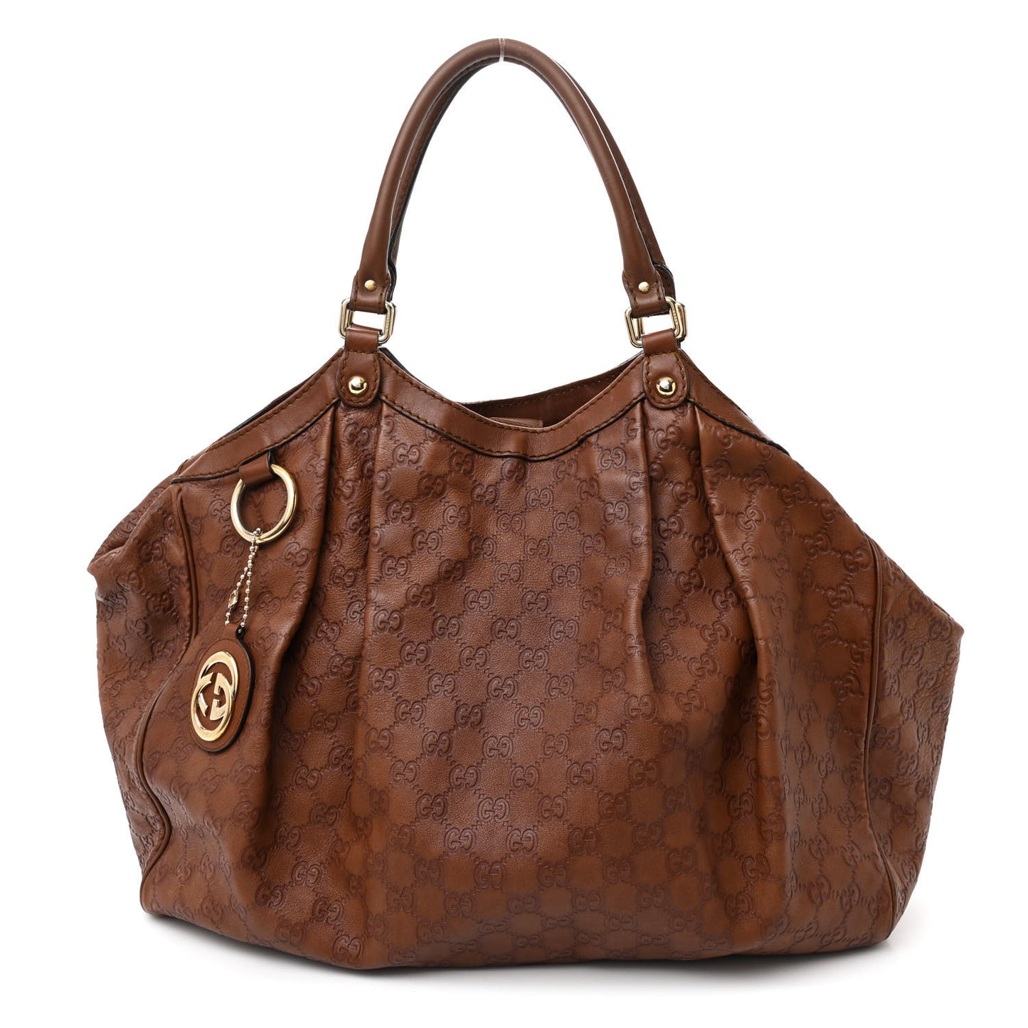 Guccissima Signature Large Sukey Tote Brown