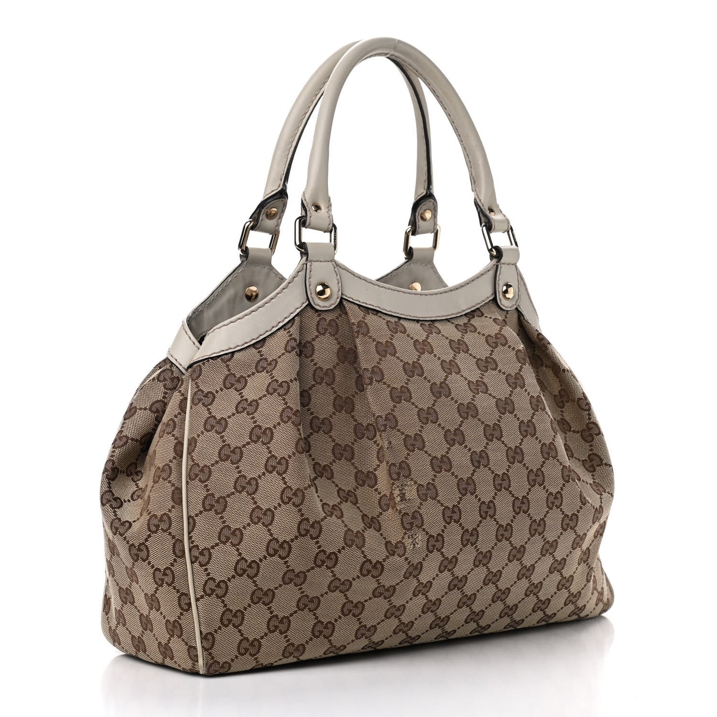 Monogram Medium Sukey Tote Off White