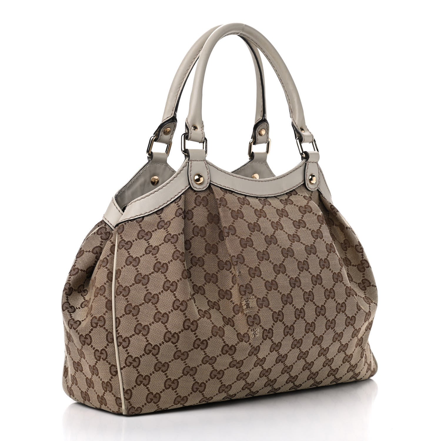 Gucci Monogram Medium Sukey Tote Off White 3 of 15