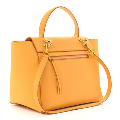 Celine Grained Calfskin Mini Belt Bag Amber 3 of 12