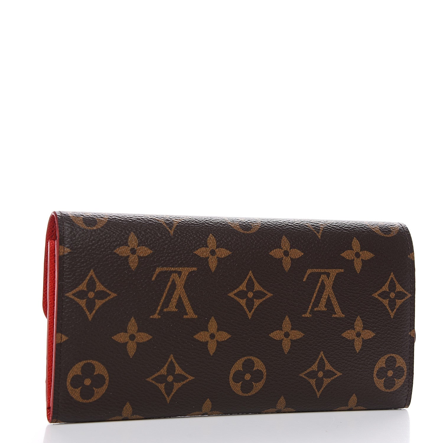 Louis Vuitton Monogram Bloom Flower Emilie Wallet Rouge 2 of 6