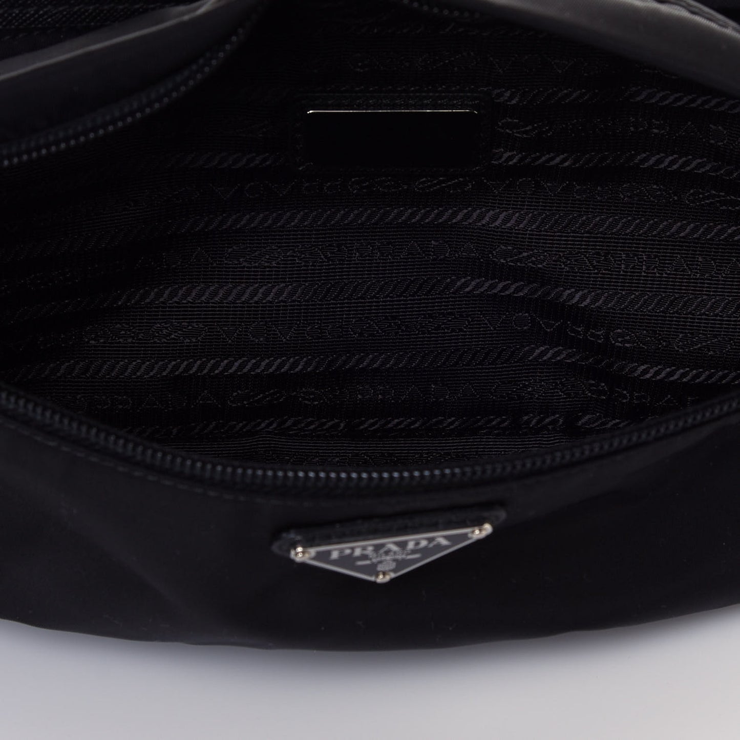 Tessuto Nylon Montagna Belt Bag Black