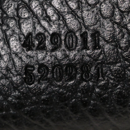 Gucci Dollar Calfskin GG Marmont Briefcase Black 7 of 13
