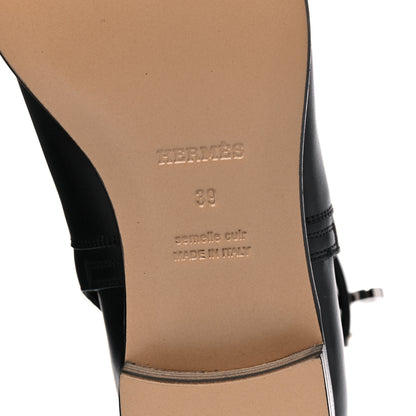 Hermes Calfskin Neo Low Boots 39 Black 7 of 10