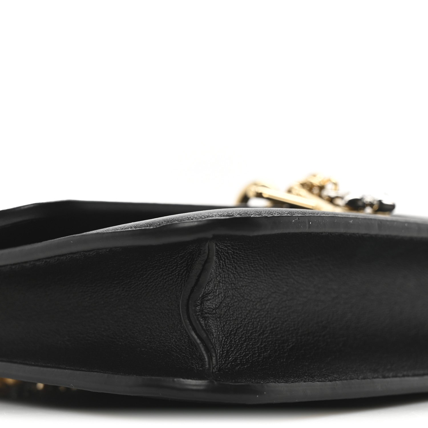 Louis Vuitton Calfskin LV Bloom Wallet On Chain Black 8 of 9