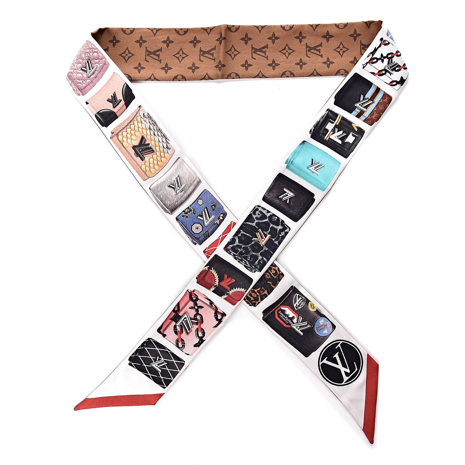 Louis Vuitton Silk Monogram Tribute To Twist BB Bandeau 1 of 4