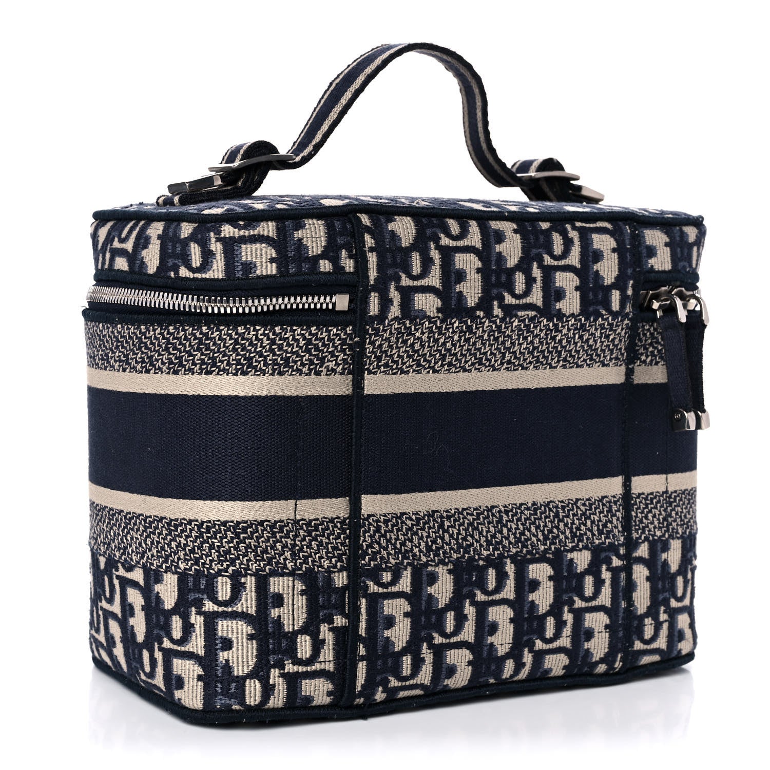 Christian Dior Oblique Diortravel Vanity Case Blue 3 of 14
