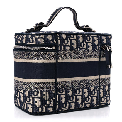 Christian Dior Oblique Diortravel Vanity Case Blue 3 of 14