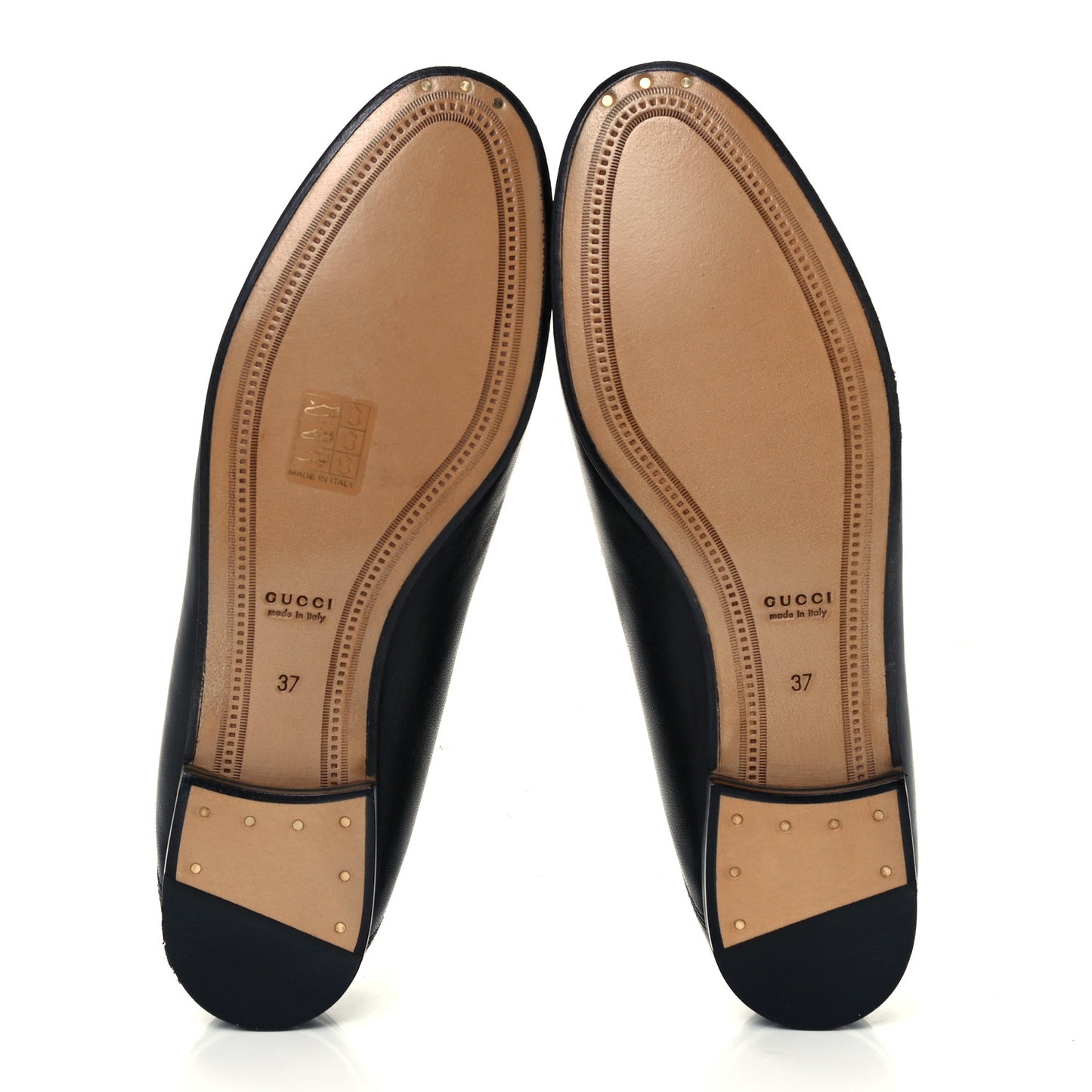 Lambskin Womens Brixton Horsebit Loafers 37 Black