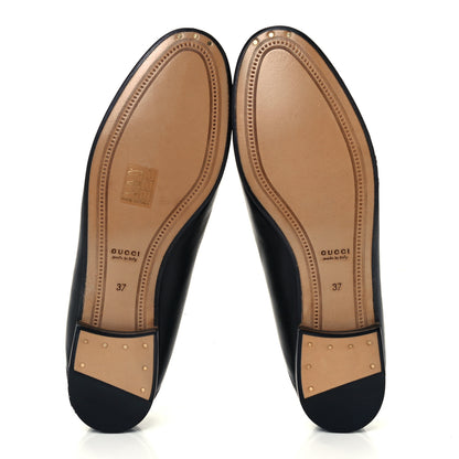 Gucci Lambskin Womens Brixton Horsebit Loafers 37 Black 7 of 11
