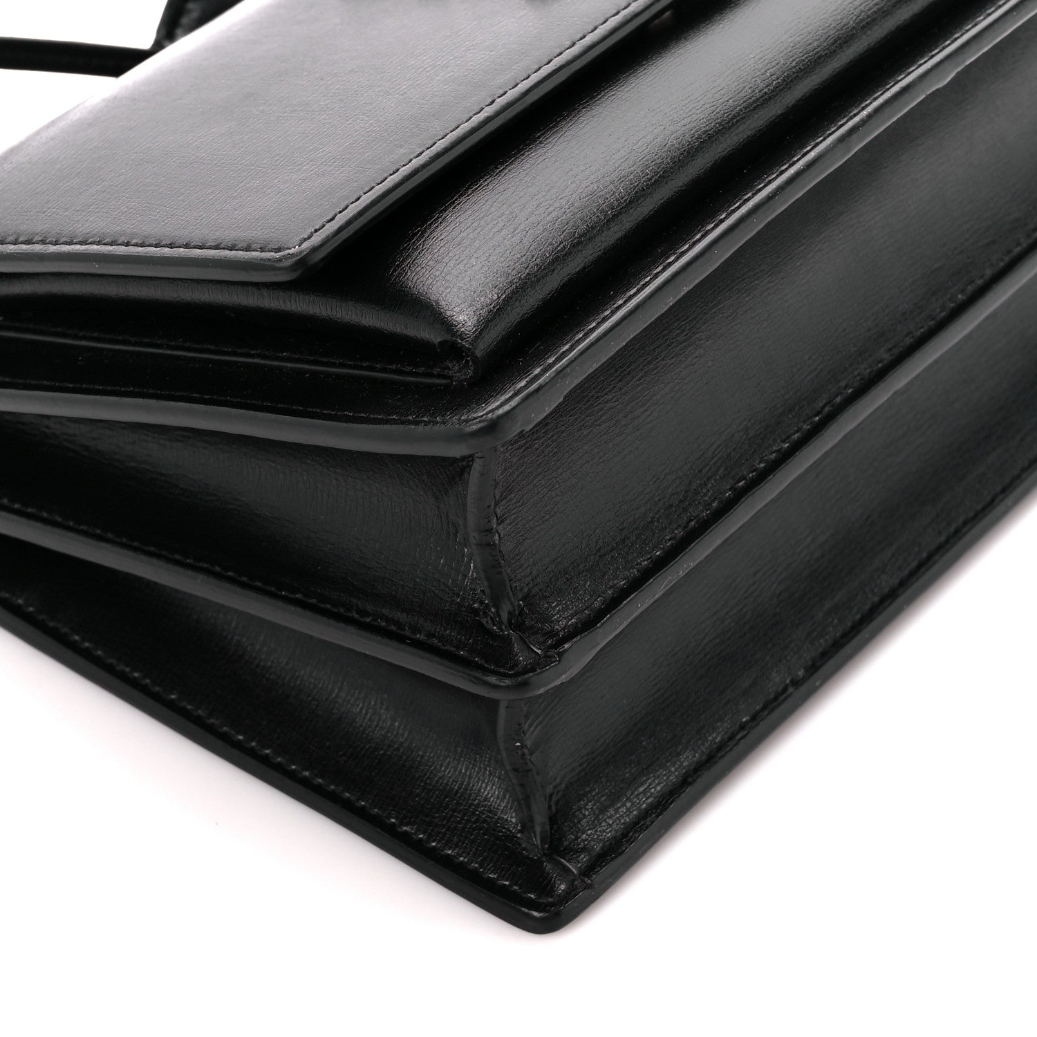 Saint Laurent Calfskin Medium Monogram Sunset Black 11 of 13