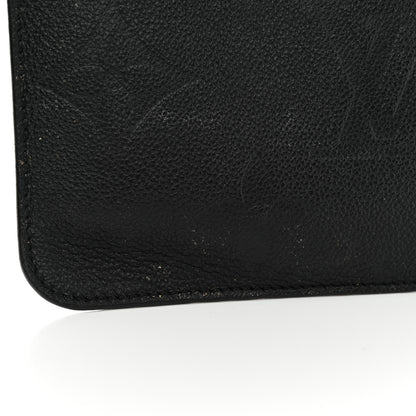 Louis Vuitton Empreinte Monogram Giant Neverfull MM Pochette Black 14 of 16