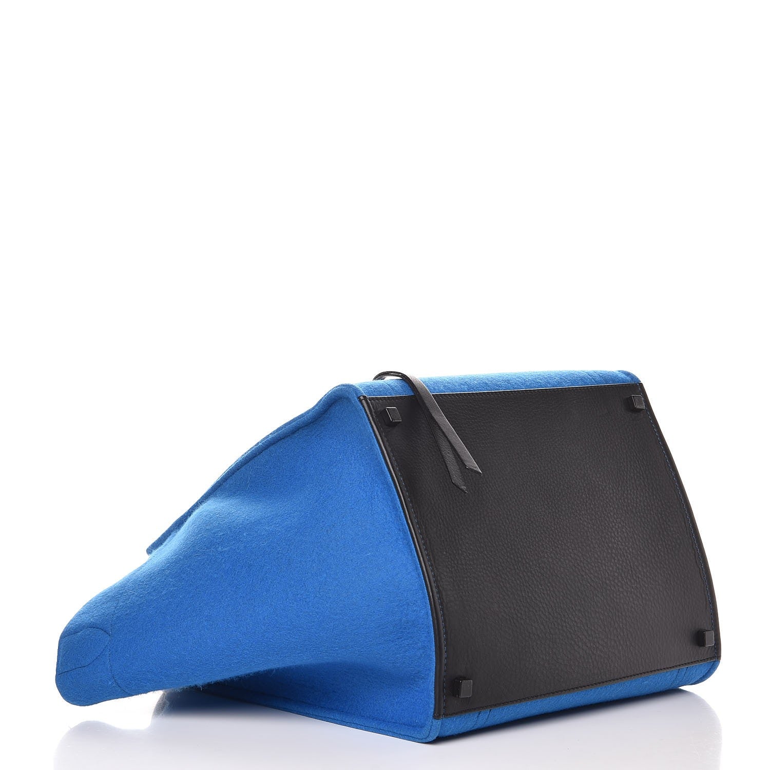 Celine Felt Medium Phantom Luggage Bright Blue 4 of 9
