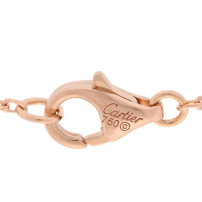 Cartier 18K Pink Yellow White Gold Trinity Heart Necklace 3 of 5