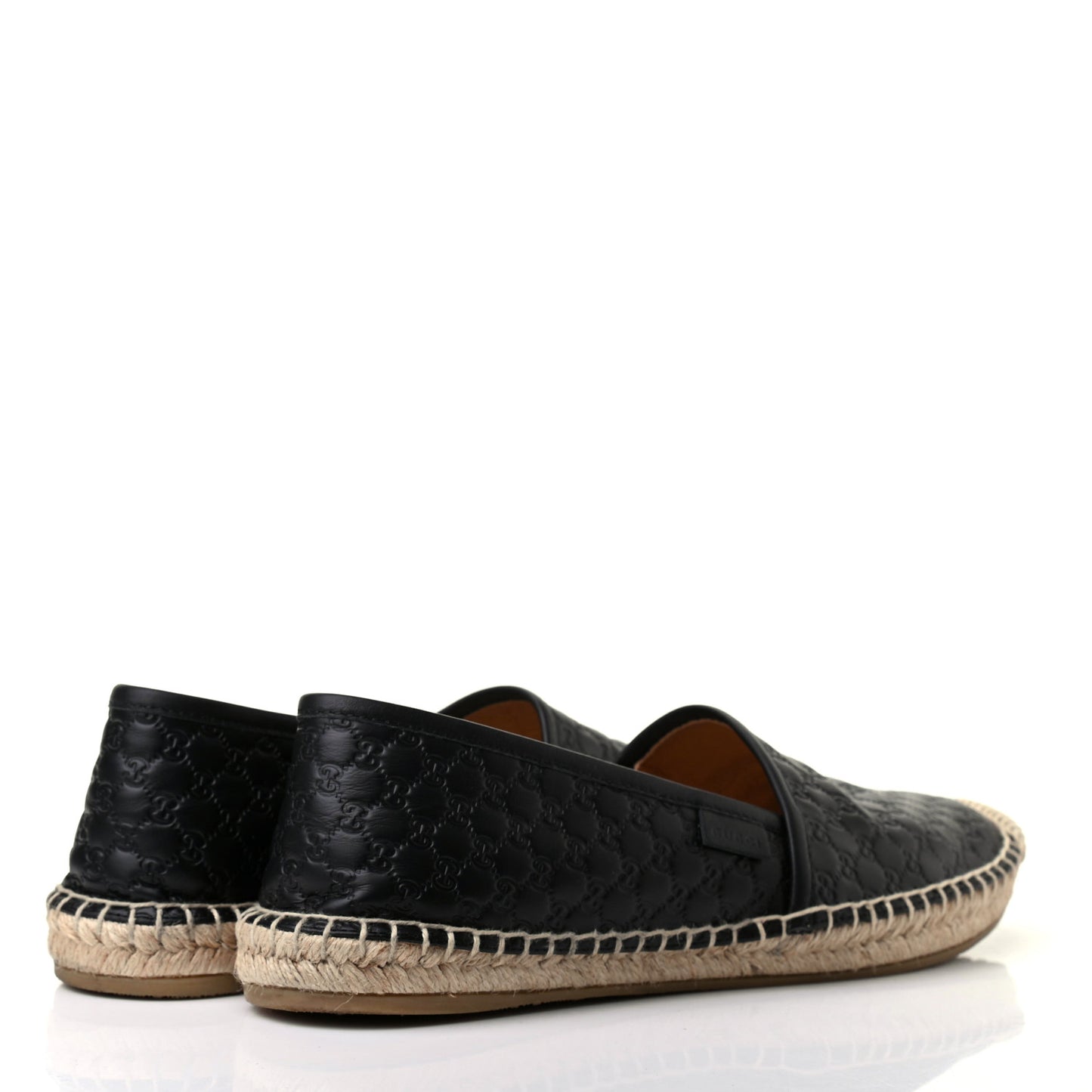 Microguccissima Signature Espadrilles 37.5 Black