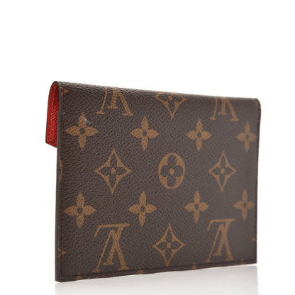 Louis Vuitton Monogram Daily Organizer Envelope Insert Red 3 of 6