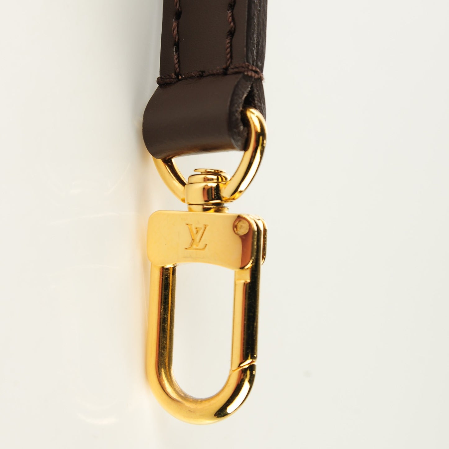 Calfskin Shoulder Strap Brown