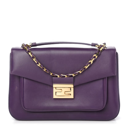 Fendi Nappa Be Baguette Crossbody Bag Violet 1 of 10