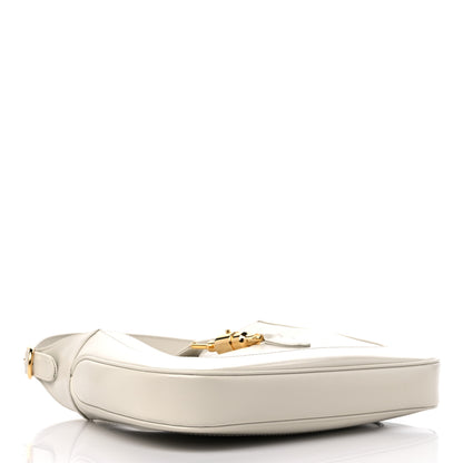 Gucci Boarded Dyana Lux Calfskin Small Jackie 1961 Hobo Mystic White 4 of 9