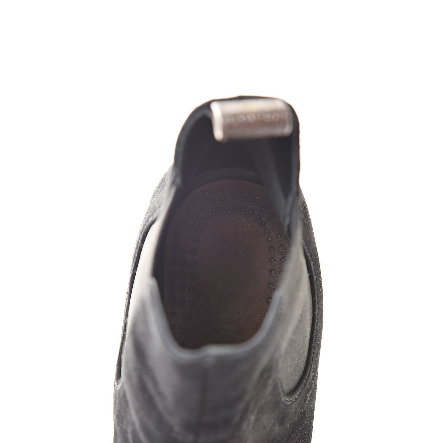 Suede Monogram Uniformes Cap Toe Chelsea 80mm Ankle Boots 38.5 Black