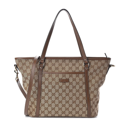 Gucci GG Supreme Monogram Medium Joy Tote Brown 1 of 9