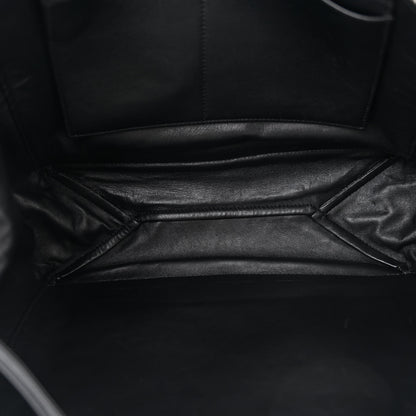 Celine Paperweight Calfskin Medium Tri-Fold Bag Black 5 of 10