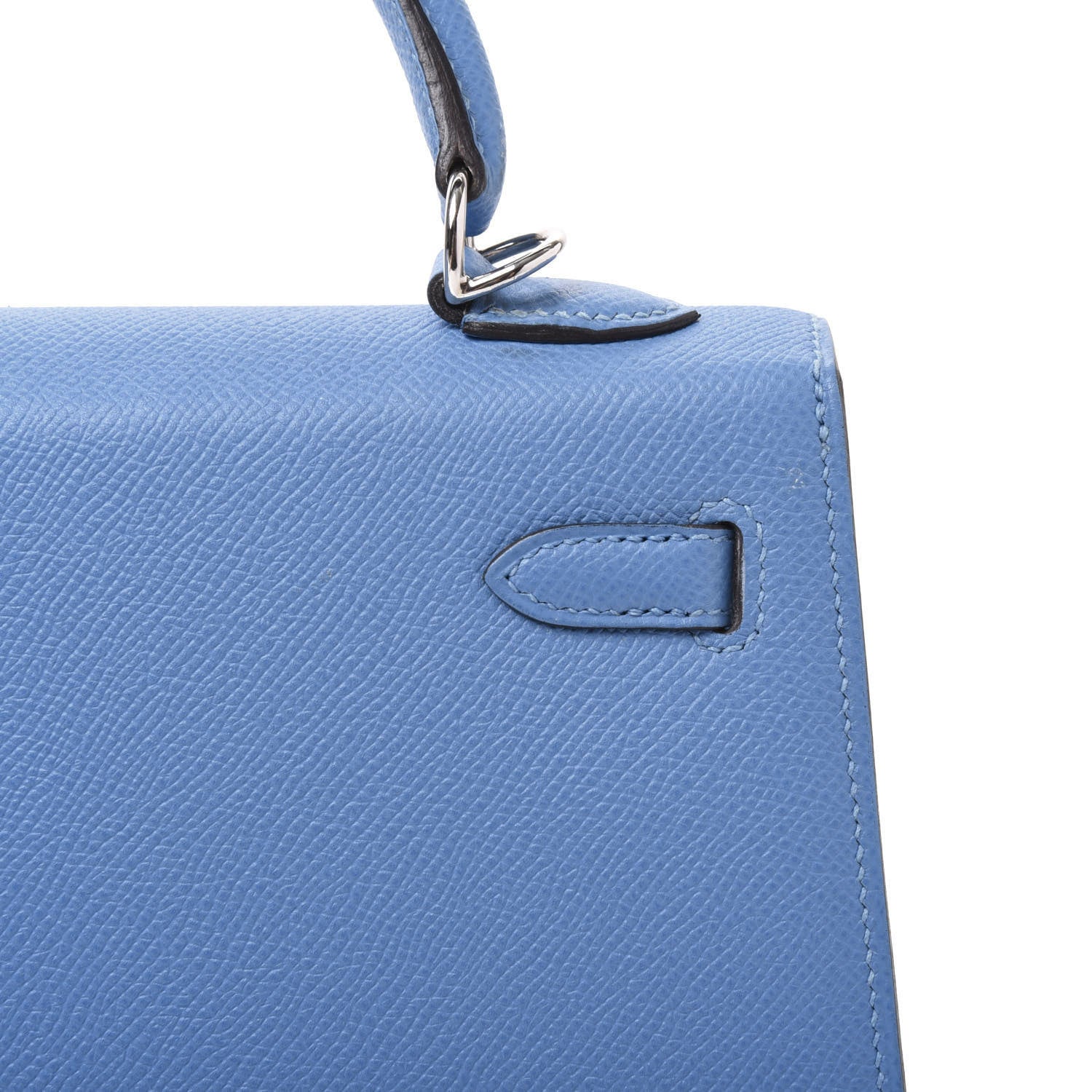 Hermes Epsom Kelly Sellier 25 Bleu Paradis 12 of 40