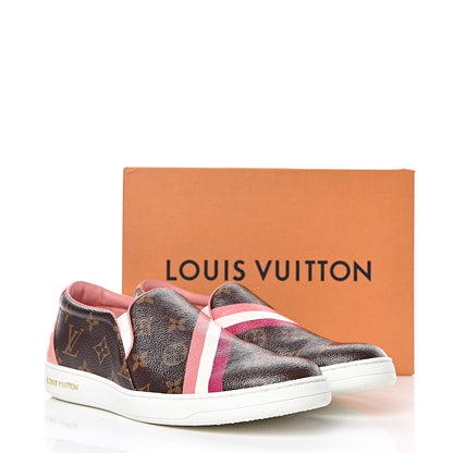 Louis Vuitton Monogram Frontrow Slip On Sneakers 40 Rouge 11 of 11