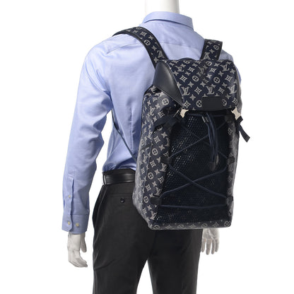 Louis Vuitton Savane Monogram Chapman Hiking Backpack Encre 2 of 13