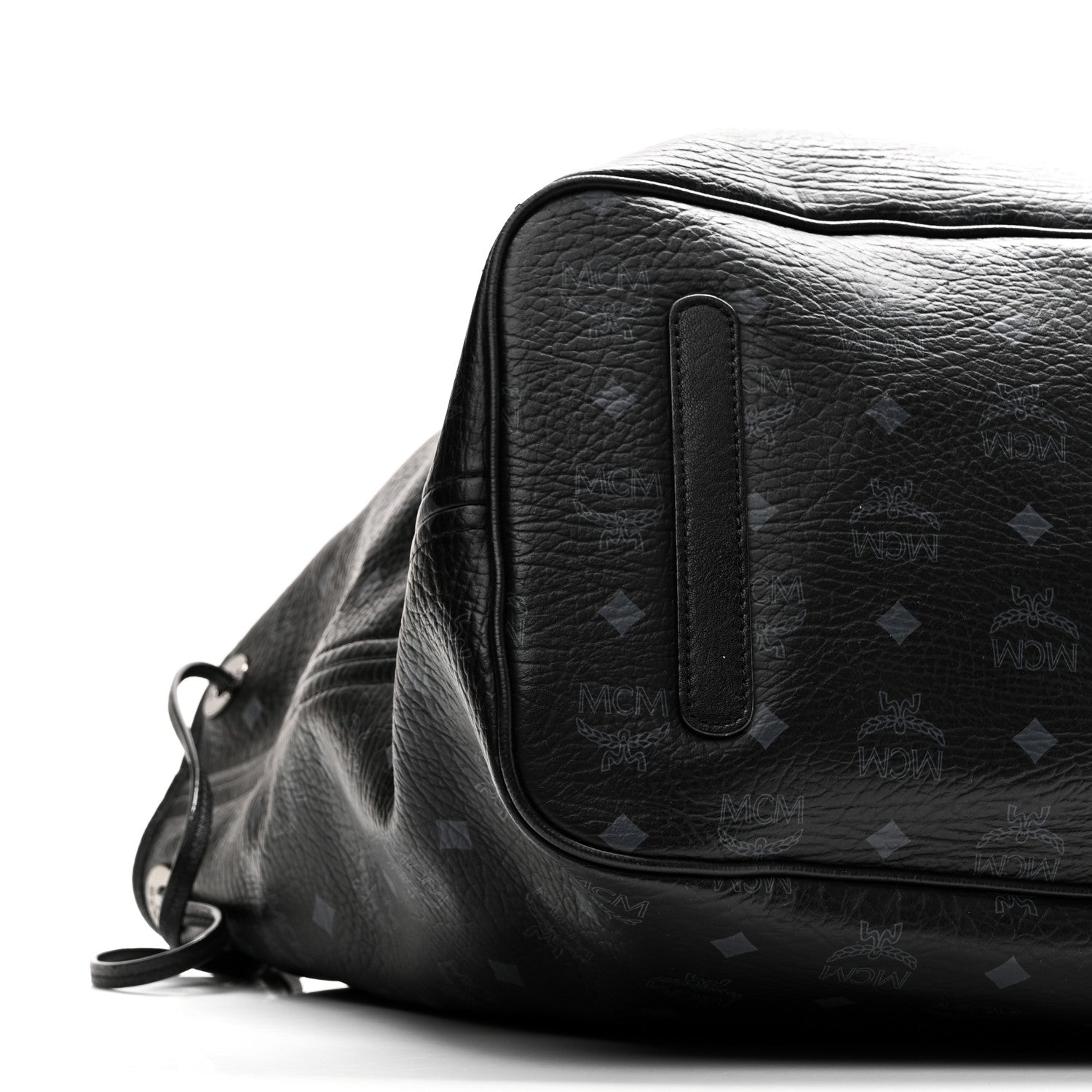 MCM Visetos Large Liz Reversible Shopper Tote Black 14 of 17