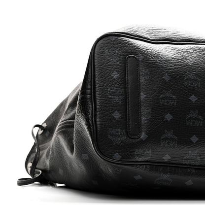 MCM Visetos Large Liz Reversible Shopper Tote Black 14 of 17