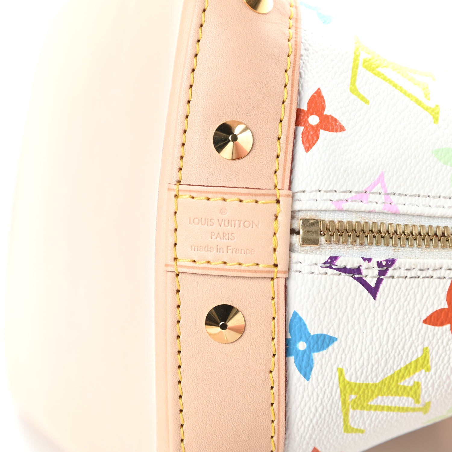 Louis Vuitton Monogram Multicolor Alma White 6 of 16