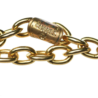 Chanel CC Medallion Short Necklace Gold 5 of 6