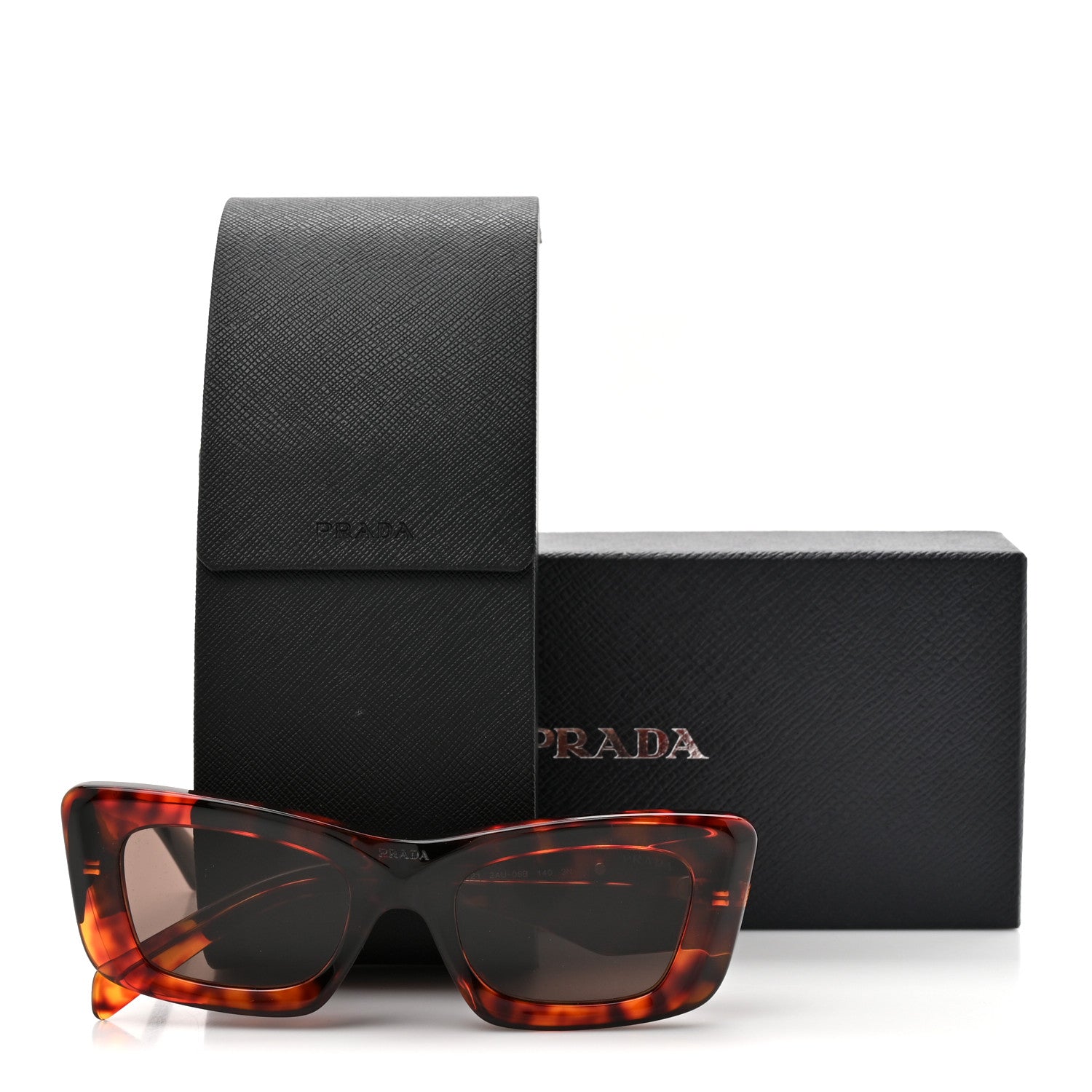 Prada Acetate Symbole Sunglasses SPR 13Z Havana 8 of 8