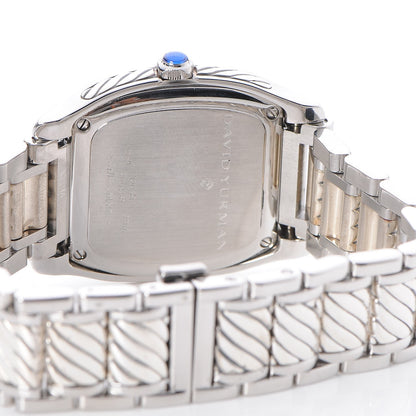 David Yurman Stainless Steel Diamond Bezel Dial 32mm Thoroughbred Quartz Watch 7 of 9