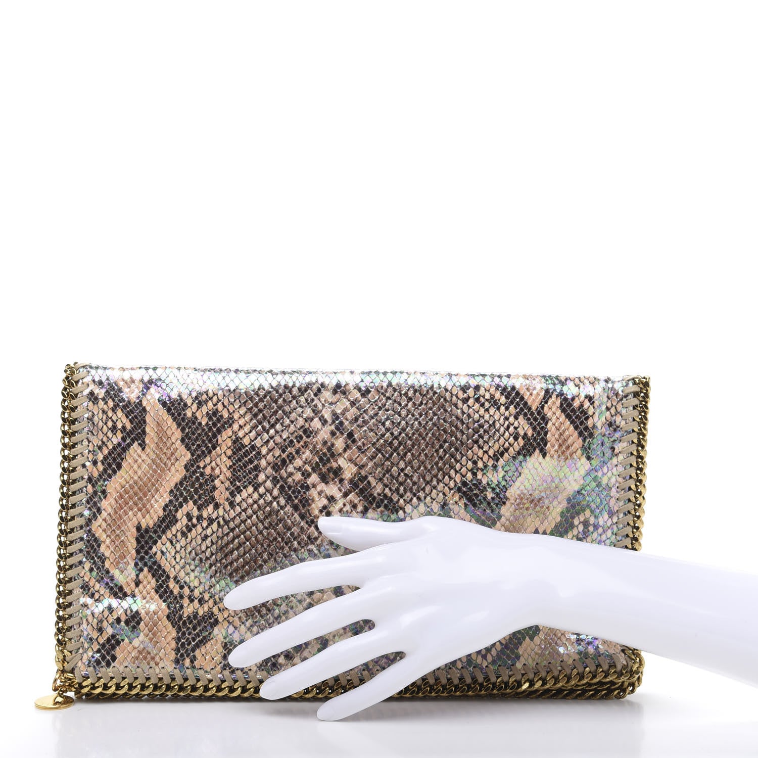Stella McCartney Python Oleografic Falabella Clutch 2 of 9