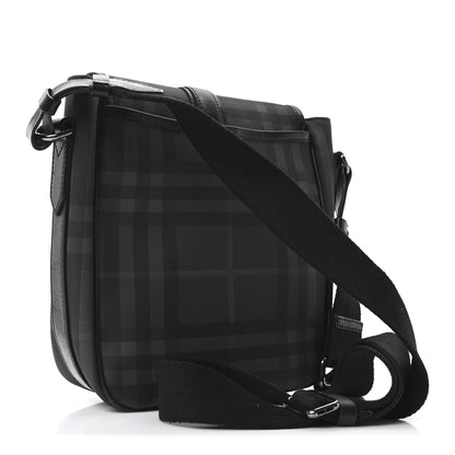 Burberry Smoked Check Vaughan Crossbody Bag Black 3 of 10
