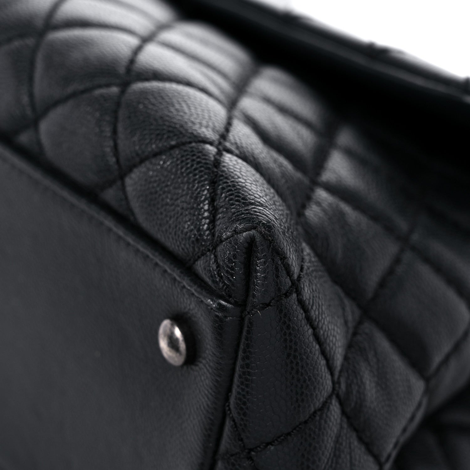 Chanel Caviar Quilted Medium Coco Handle Flap Black 9 of 15
