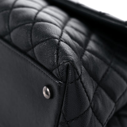 Chanel Caviar Quilted Medium Coco Handle Flap Black 9 of 15