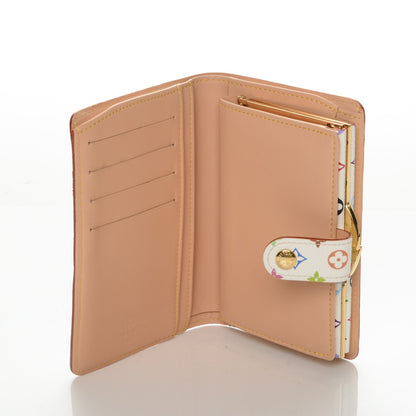 Louis Vuitton Monogram Multicolor French Purse Wallet White 5 of 7