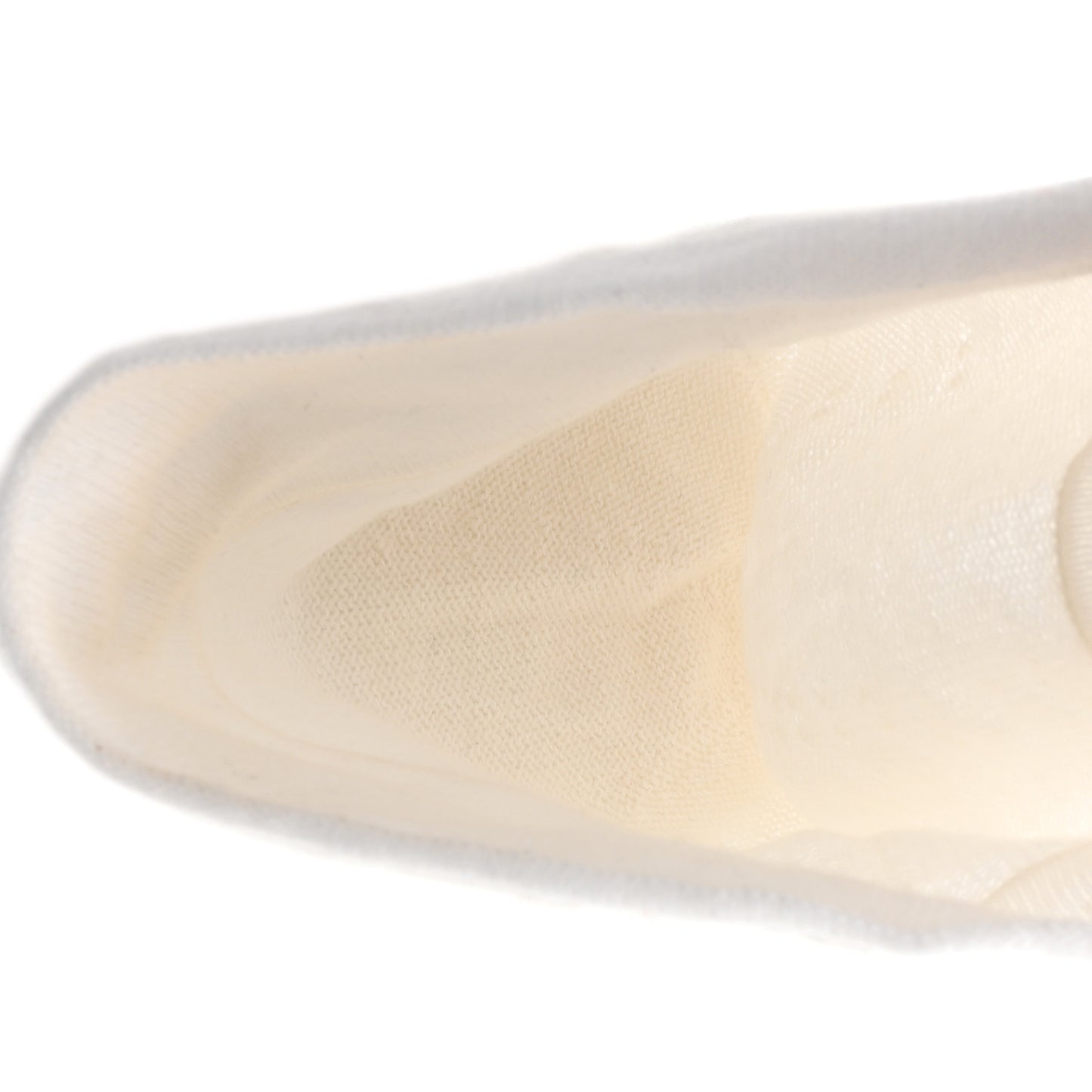 Silk Knit CC Beanie Hat White