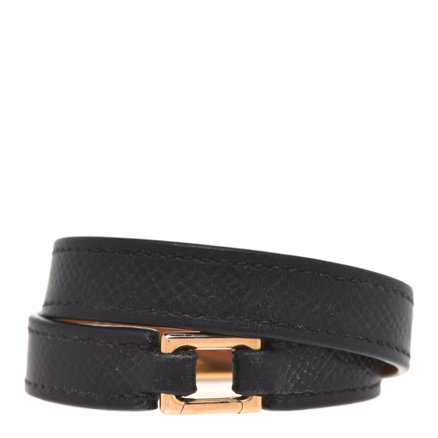 Epsom Rivale Double Tour Bracelet XS Black