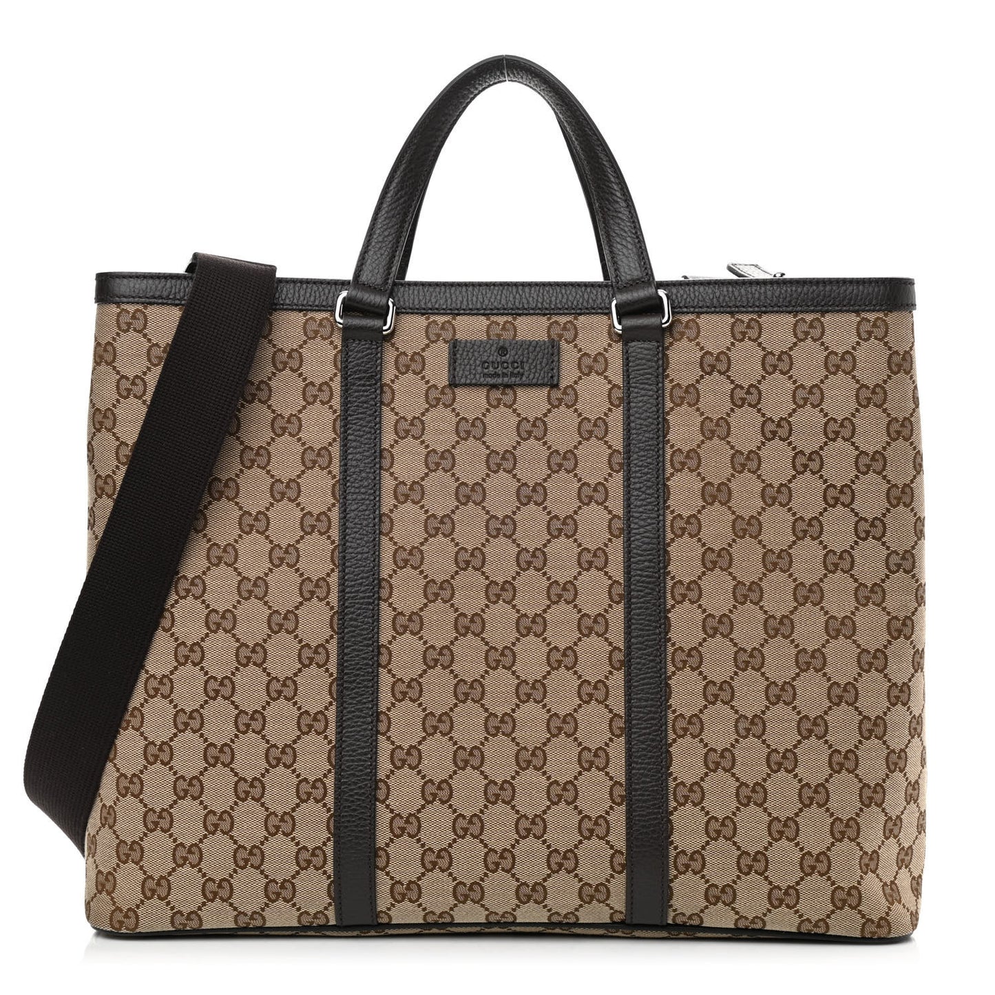 GG Monogram Large Joy Tote Bag Dark Brown