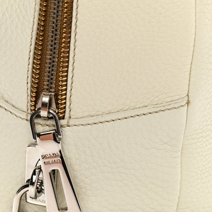 Prada Vitello Daino Satchel Bianco 13 of 15