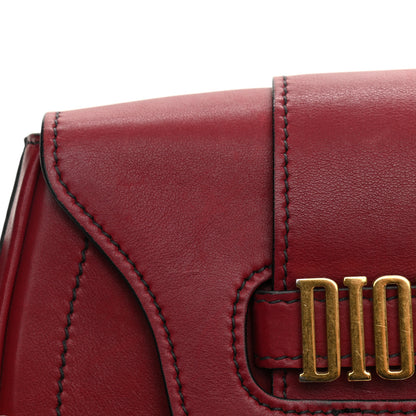 Christian Dior Calfskin D Fence Saddle Bag Black Red 13 of 13